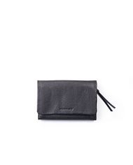 Soft wallet flap medium schwarz