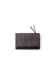 Soft wallet flap medium braun