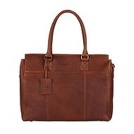 ANTIQUE AVERY LAPTOPBAG 1-ZIP cognac